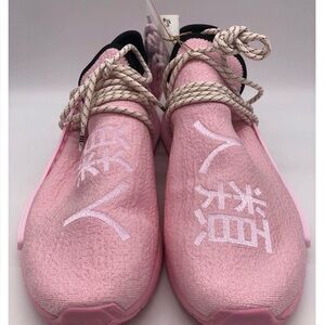 ADIDAS - Authentic Men’s Pharrell x Adidas NMD Hu "Pink" Sneakers sz 12 NWOB